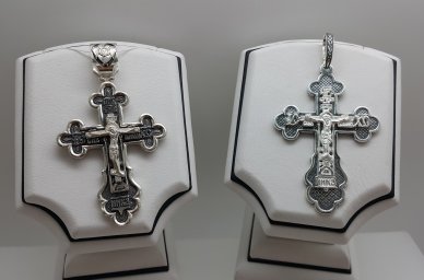 Кресты серебро с чернением